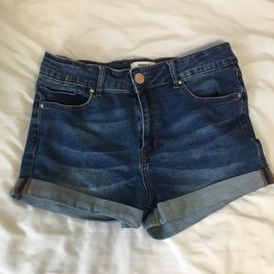 Forever 21 High Waisted Denim Shorts